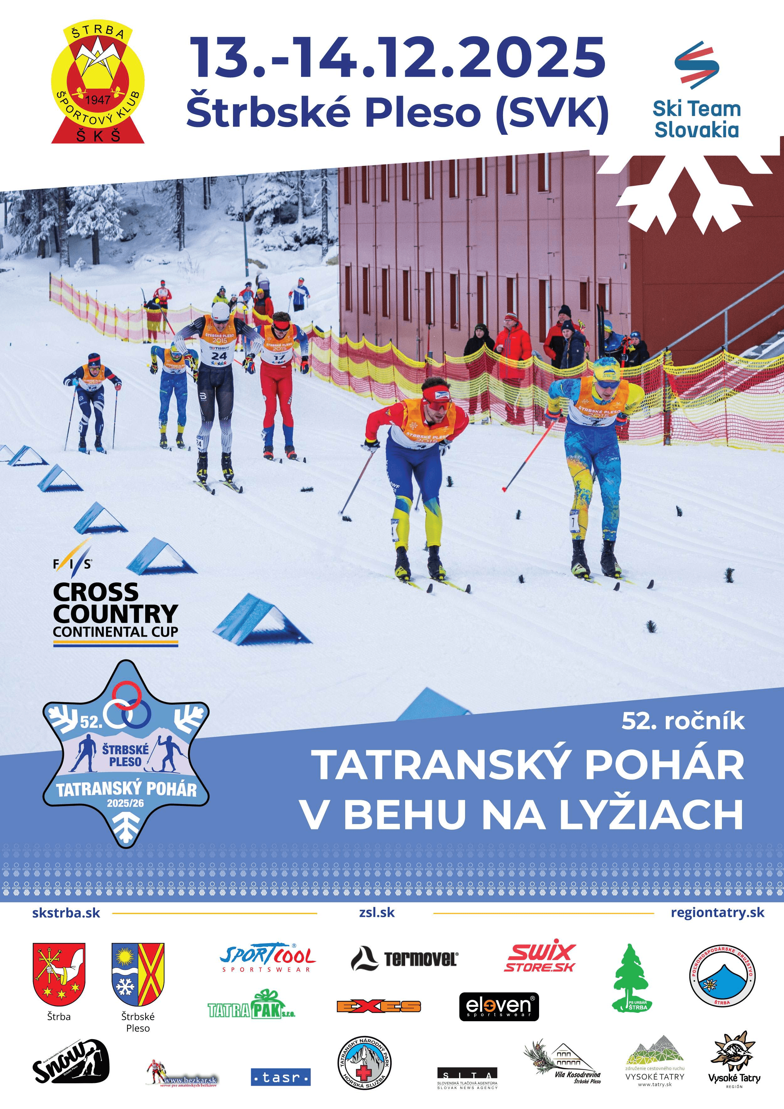 Tatranský pohár v behu na lyžiach otvorí súťažnú sezónu tradičnými medzinárodnými pretekmi