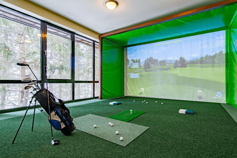 Golf simulator Wellness Hotel Borovica
