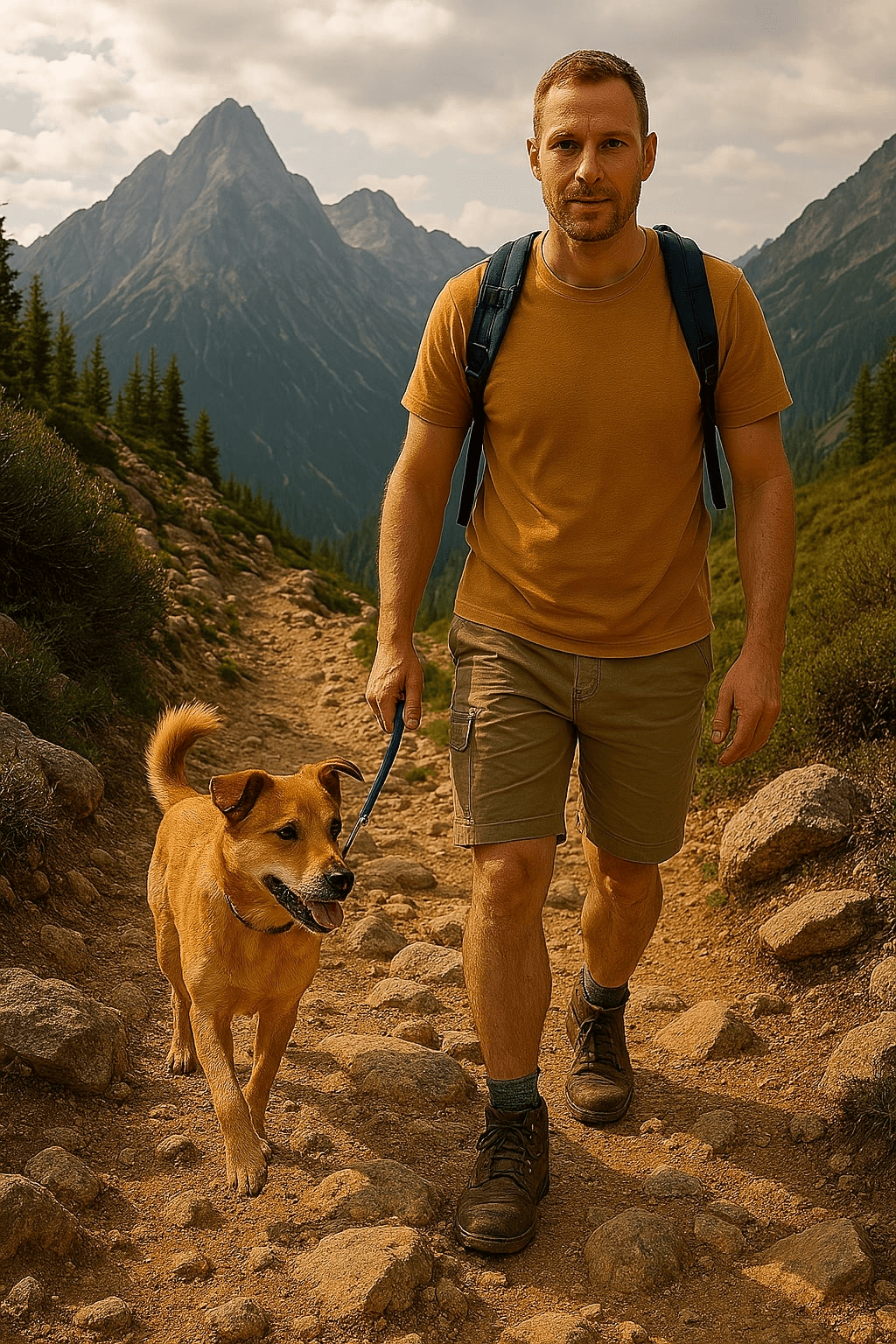 Hiking with a Dog in the High Tatras