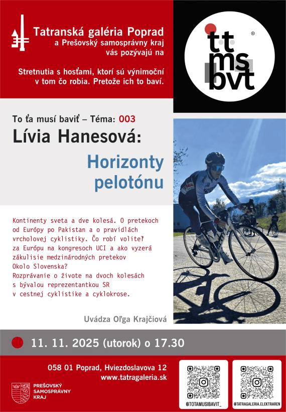 To ťa musí baviť- Lívia Hanesová  - Horizonty pelotónu