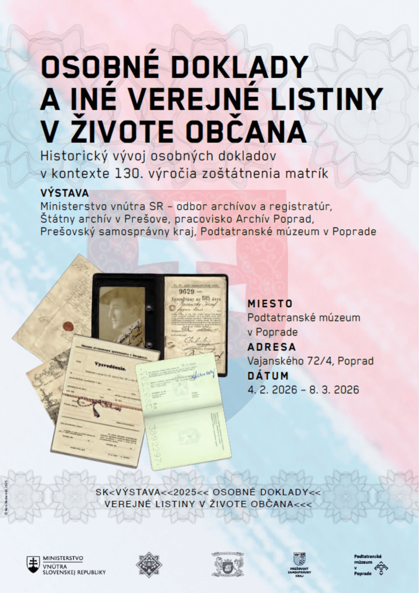 OSOBNÉ DOKLADY A INÉ VEREJNÉ LISTINY V ŽIVOTE OBČANA