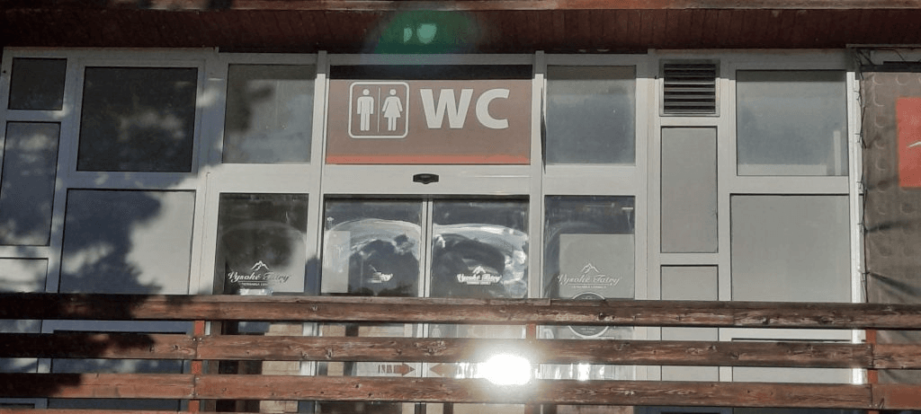 WC – cable cars area